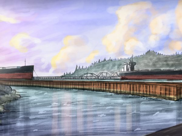 Astoria East Mooring Basin Illustration