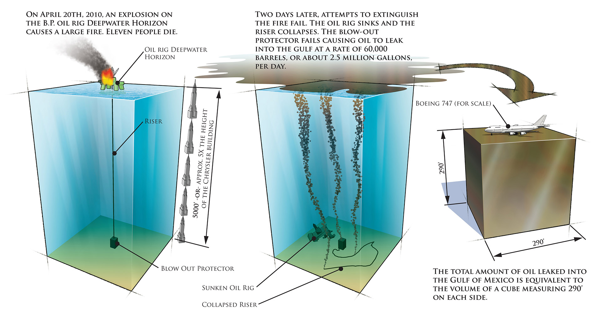 BP Gulf Oil Spill Infographic